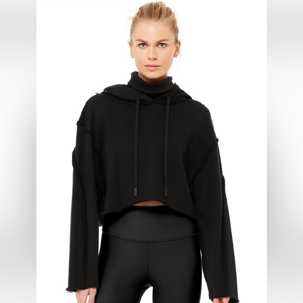 Alo Effortless Hoodie in Black